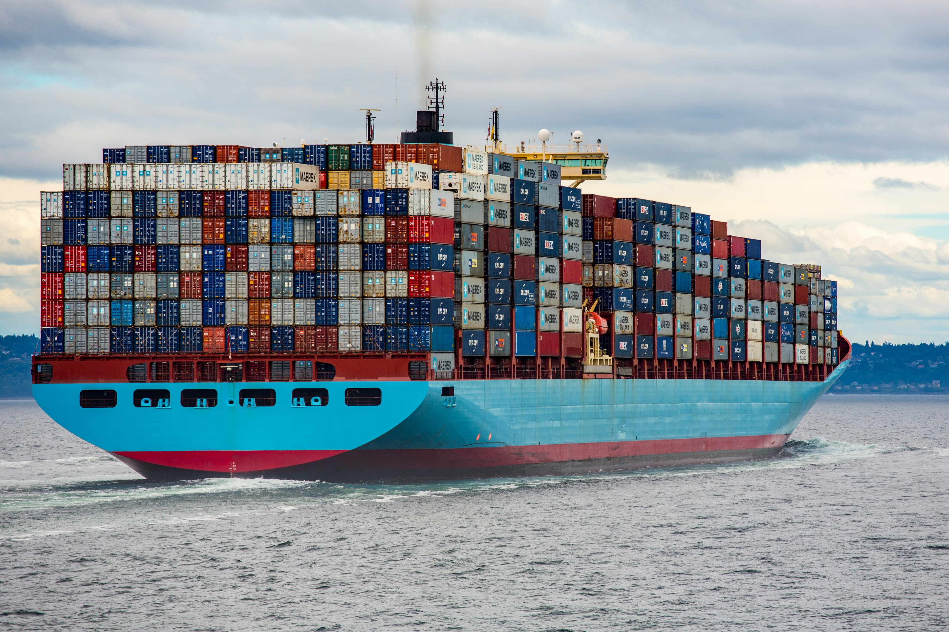 Ocean cargo vessel and logistics